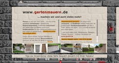 Desktop Screenshot of gartenmauern.de
